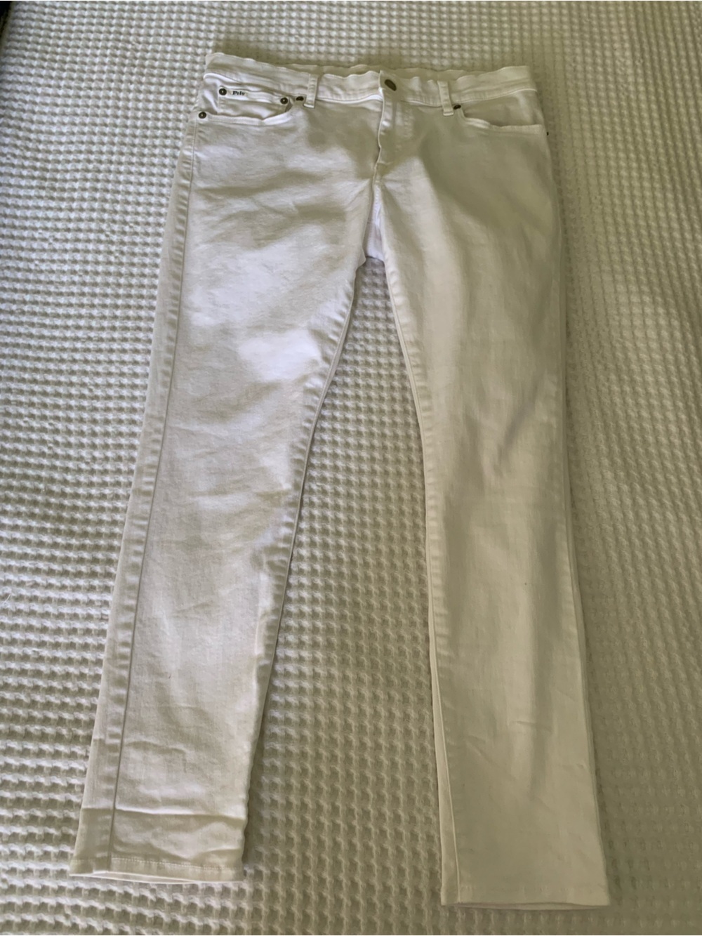 Polo by Ralph Lauren White Women’s Skinny Jeans EUC size 31